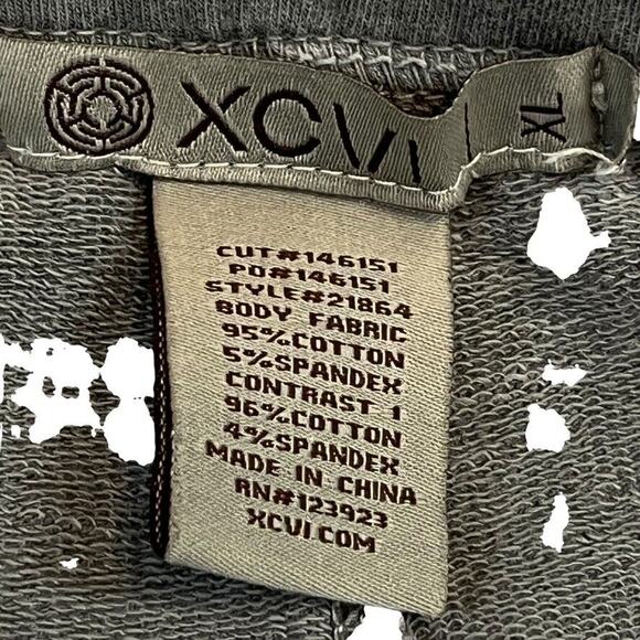 XCVI Womens Gray Knit Cargo Pull On Athleisure Tapered Leg Pants Stretch sz XL - Picture 16 of 16